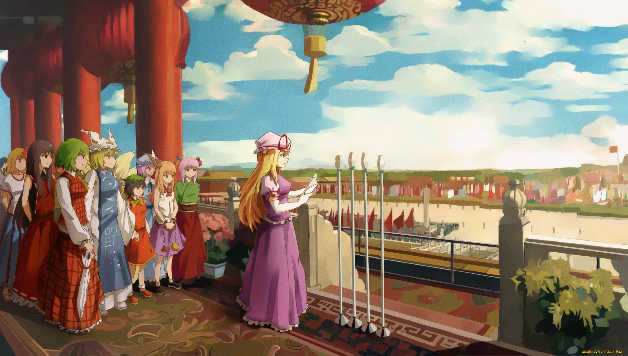 , touhou, chen, hakurei, reimu, hieda, no, akyu, hoshiguma, yuugi, ibuki, suika, kazami, yuuka, saigyouji, yuyuko, yakumo, ran, yukari, bin